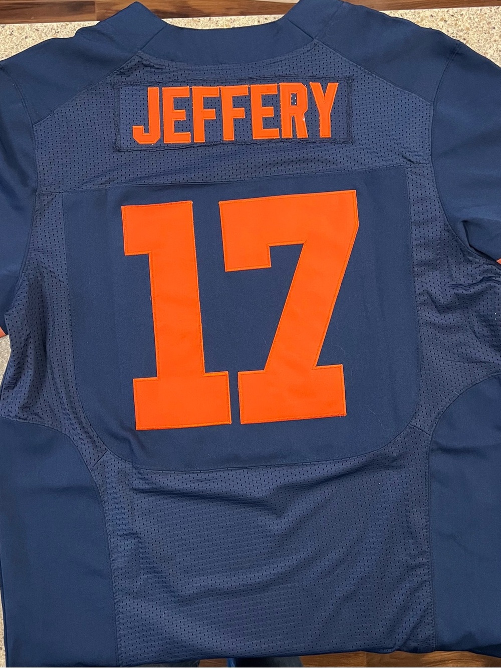 Nike Chicago Bears Alshon Jeffery #17 On Field Jersey Men’s Size 48 Blue